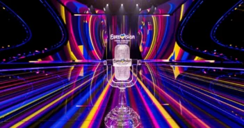An image of the 2023 Eurovision Song Contest trophy. © EBU/Corinne Cumming